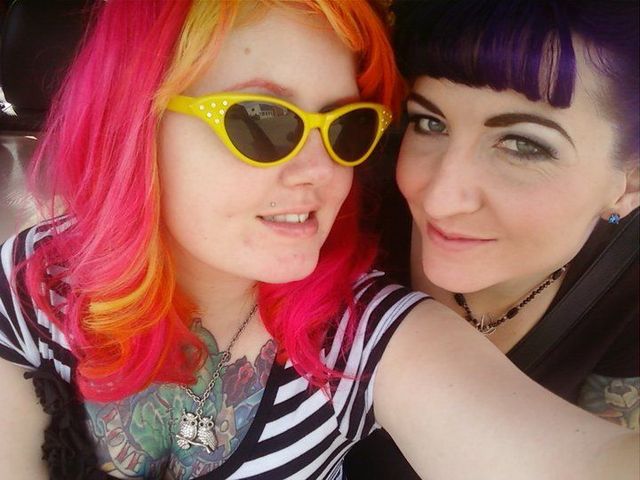 Pre-photo shoot.