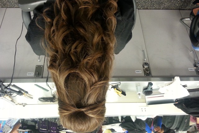 Prom style on rianna