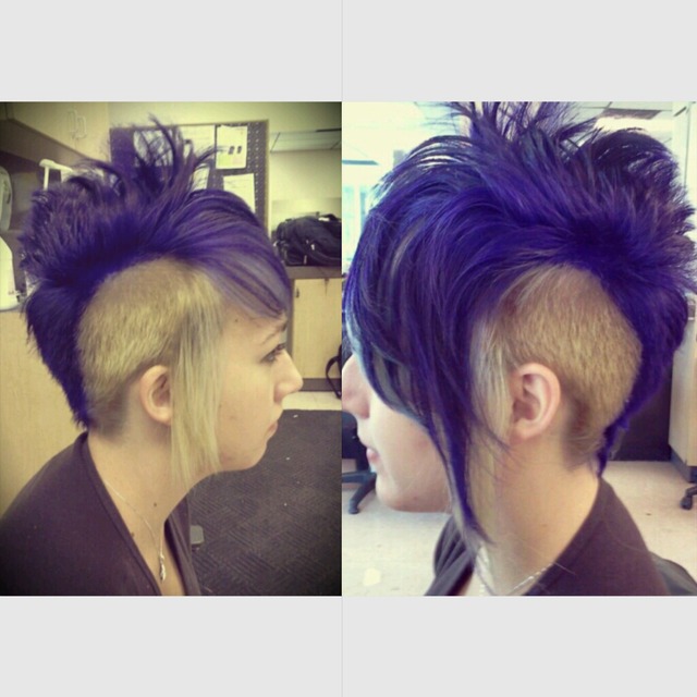 Purple hair
