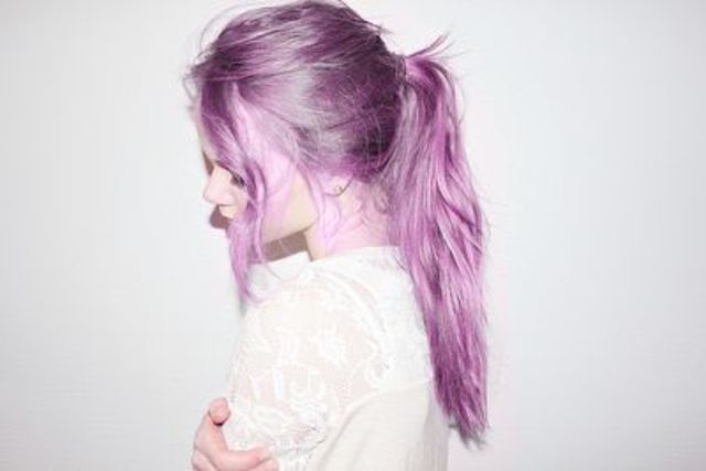 Purple hair