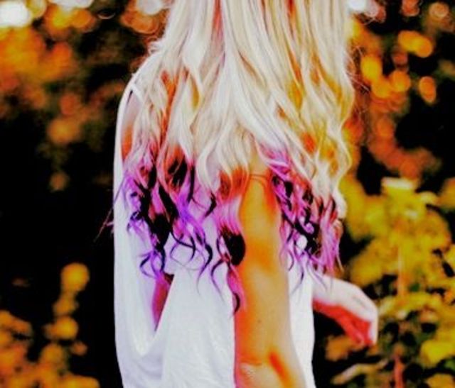 Purple tips