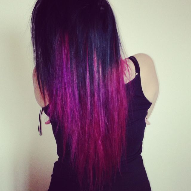 Purplepink ombre :-)