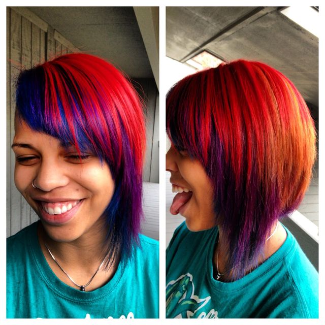 Rainbow bob