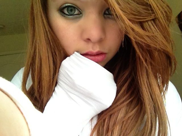 Red Messy Hair