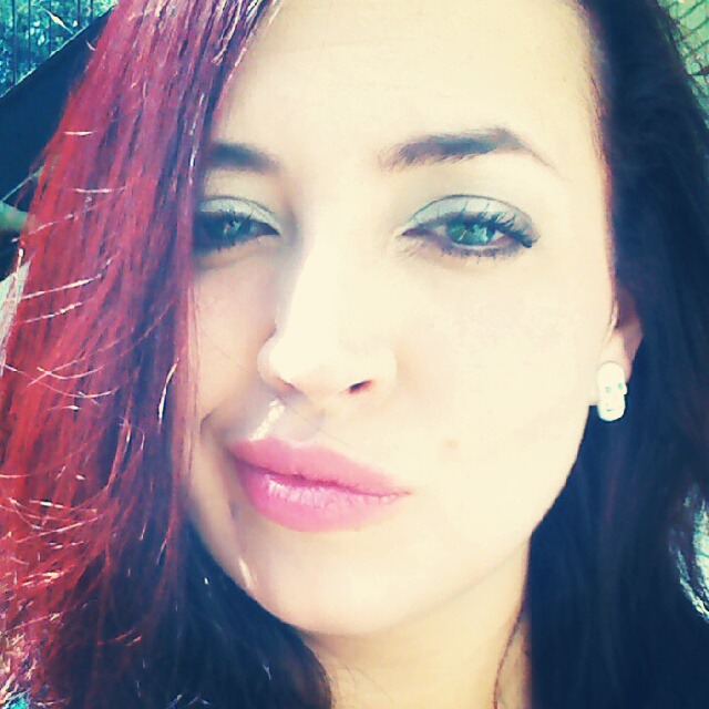 Red hair.