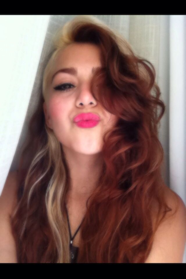 Redhead &amp; Blonde streak.