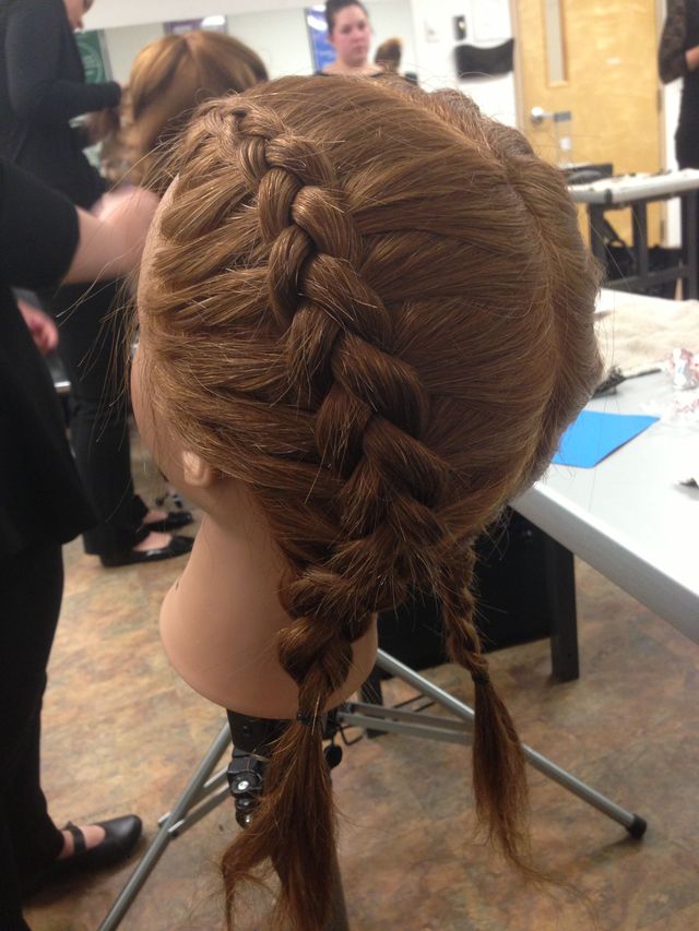 Reverse French Braid