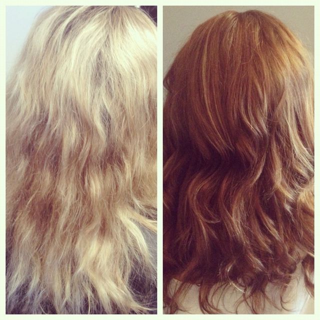 Robyn - before and after