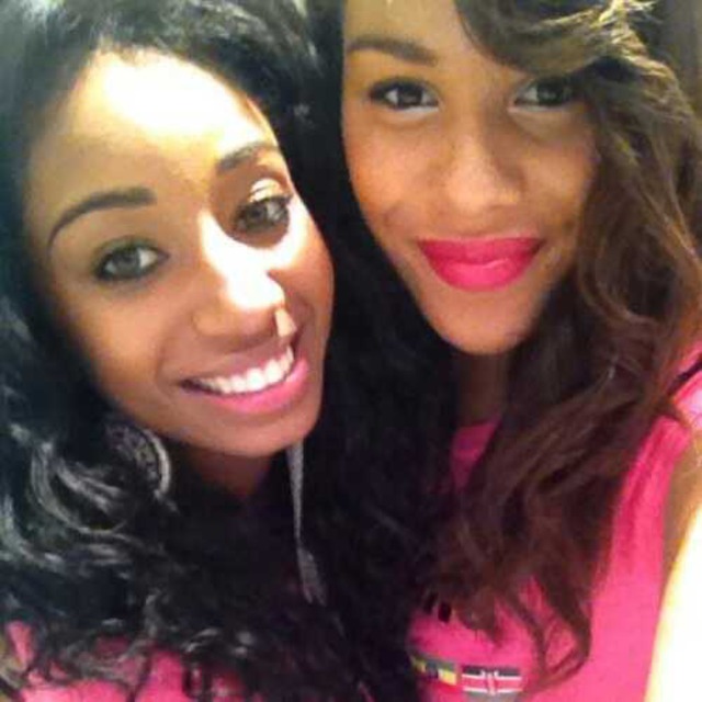 Saphia &amp; I with mad HAIR