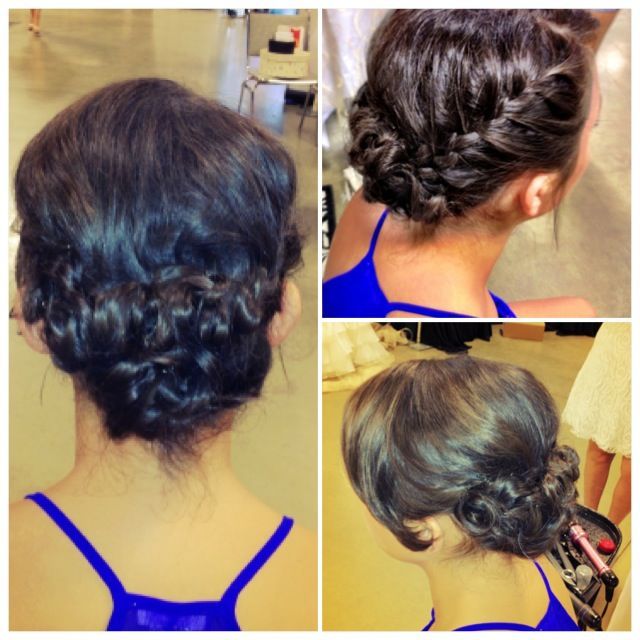 Side Braid Updo