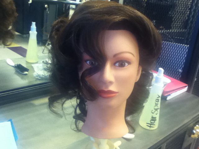 Side swept roller set