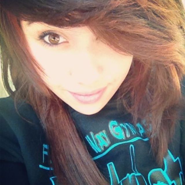 Sideswept bangs