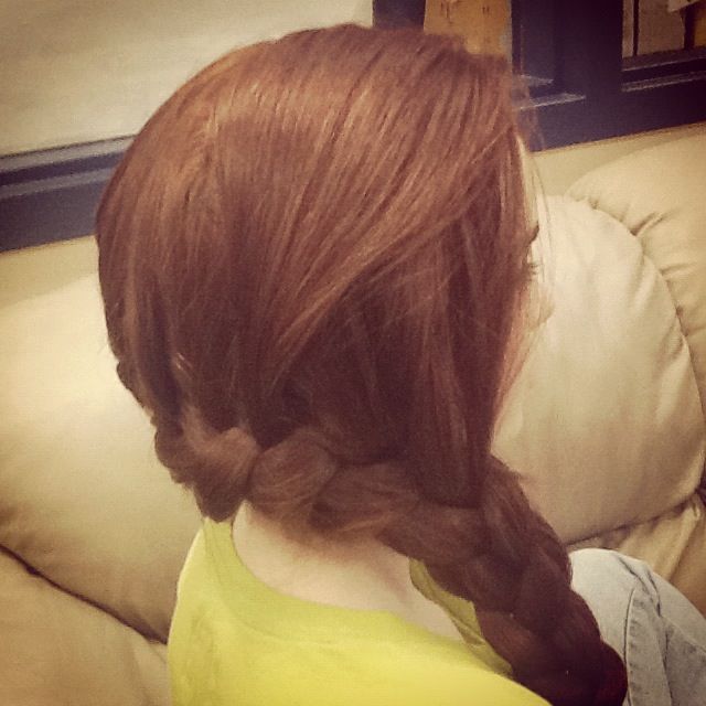 Sideways: French Braid