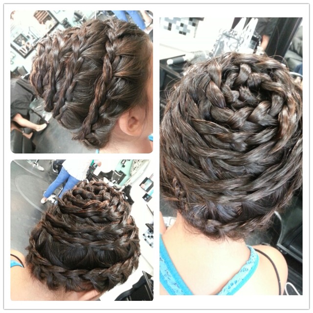Spiral French Braid