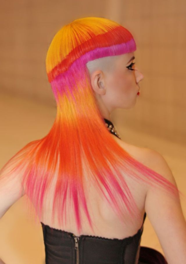 'Sunset' hair