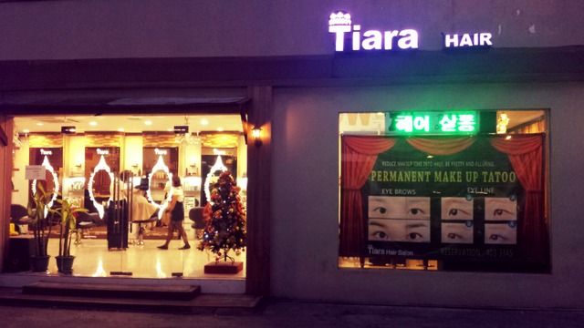 Tiara Salon Entrance