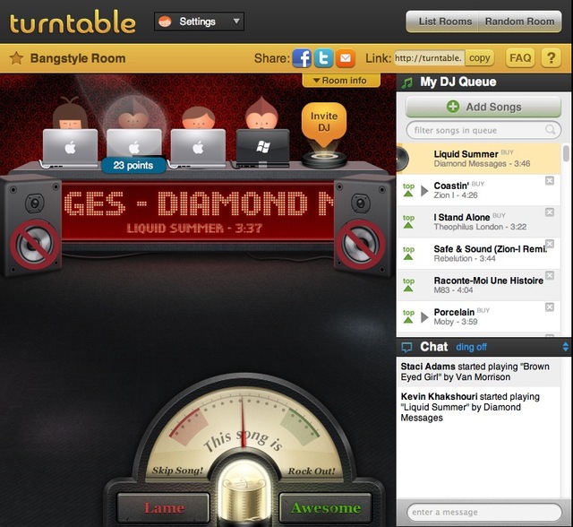 Turntable.fm Bangstyle.com