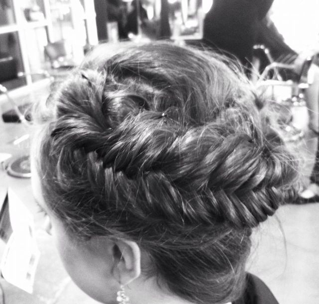 Updo braids