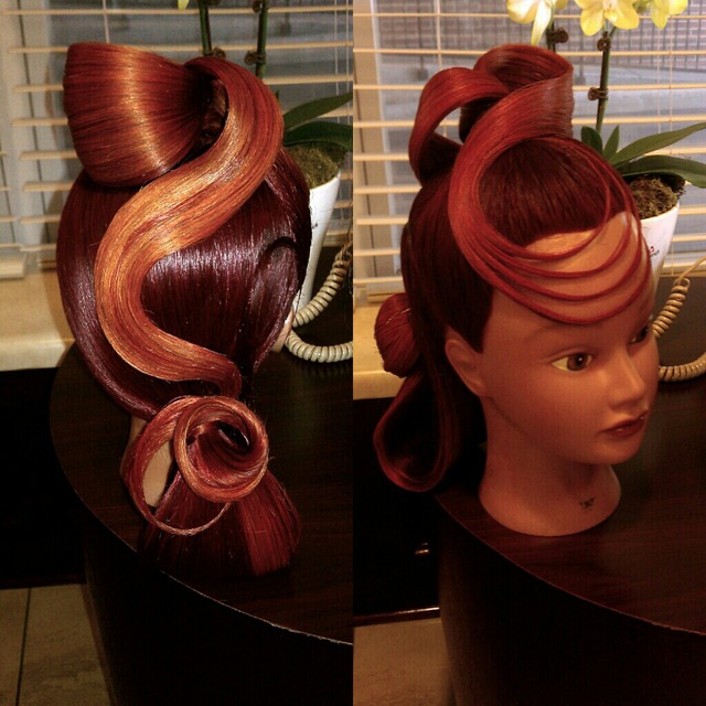 Updo for Competition