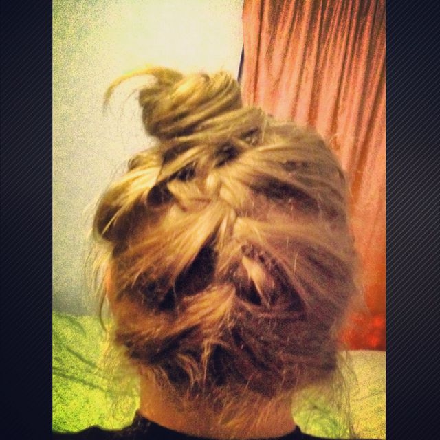 Upside Down French Braid  