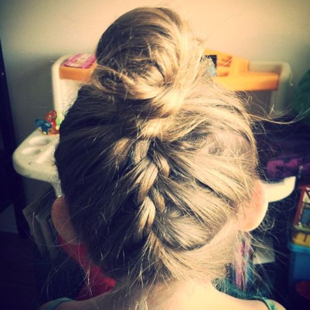 Upside down braid 