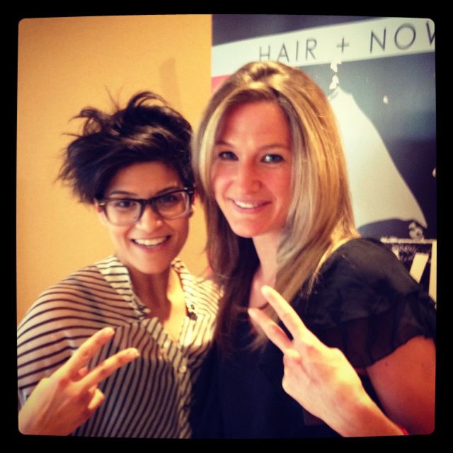 Vicki Editor from Realstyle network and magazine had the pleasure to style her hair for the Bangstyle event In Toronto