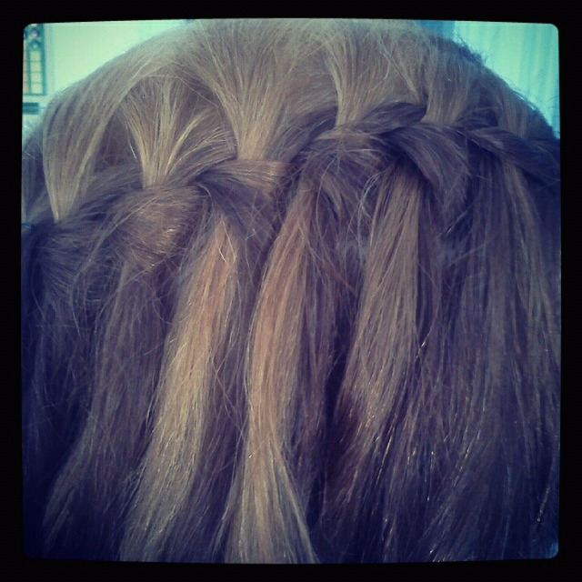 Waterfall braid
