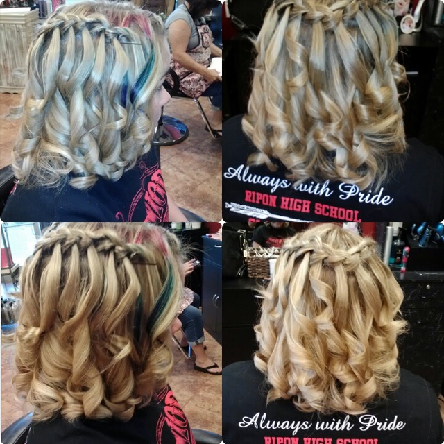 Waterfall braid