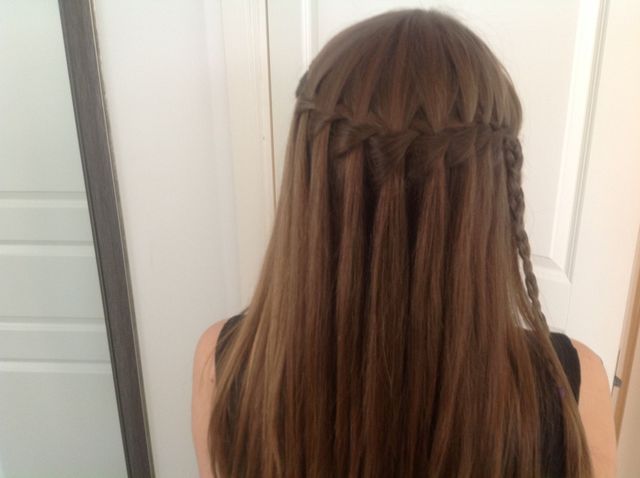 Waterfall braid