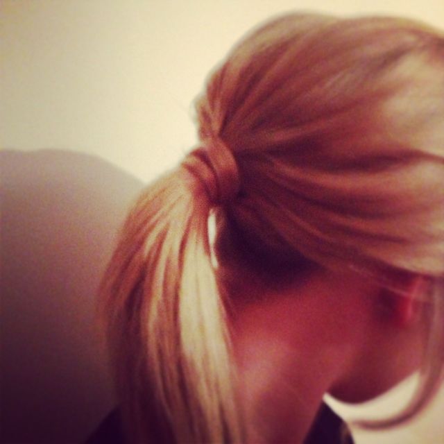 Wrap around pony tail