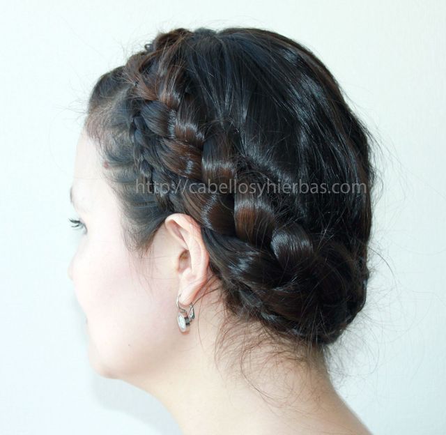 a braided crown