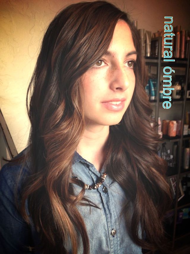 a brunette ómbre