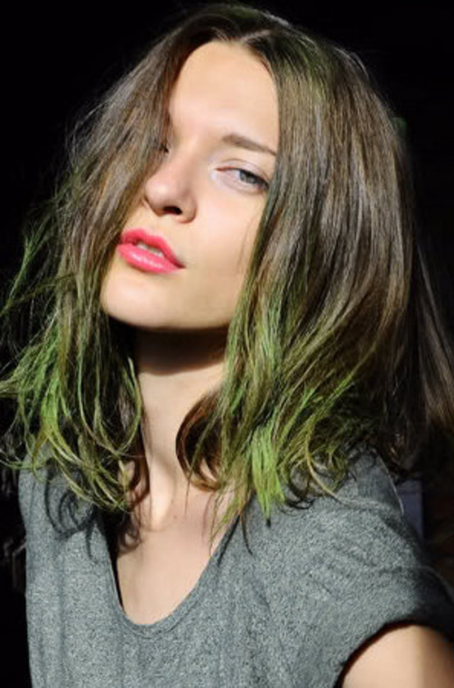 green drip dye