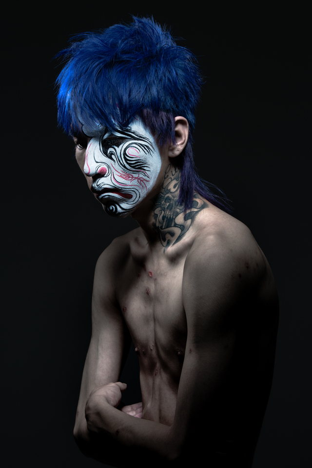 blue