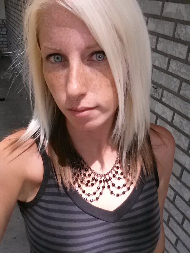 new hair bye bye blue hello brown