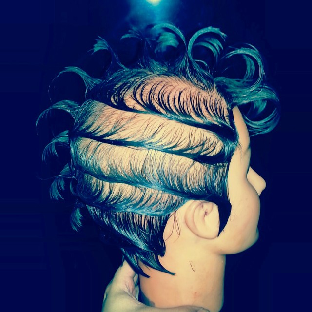 Freehand. Comb Waves & Mini Wet Set