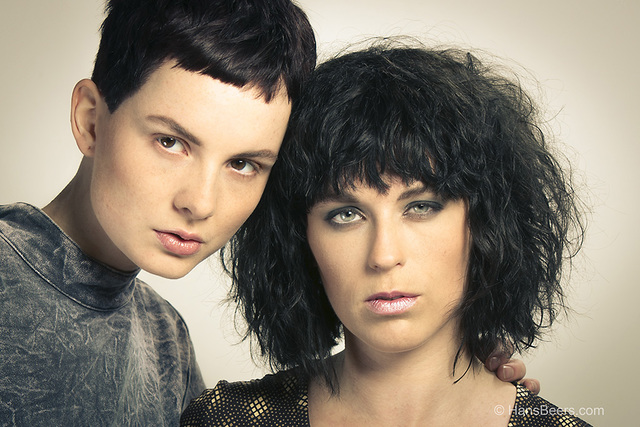 Ankie & stéphanie. Hair & photo: hans beers