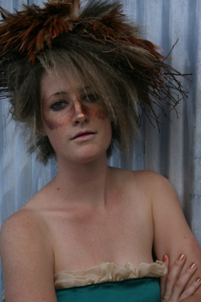 dress, hair, and make-up. inspiration owl