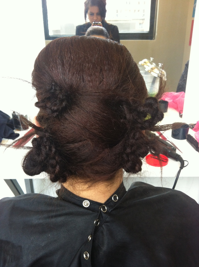 Crimped. 