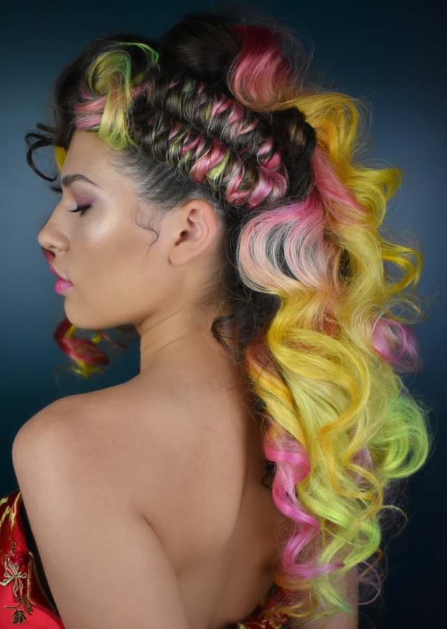 Glam rainbow
