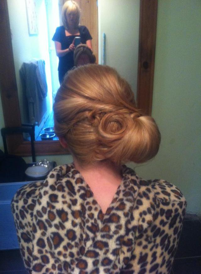 Hair up by Heidi at TGR 