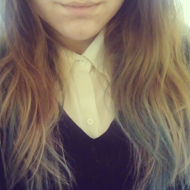 My hair, today! Naturally dried!