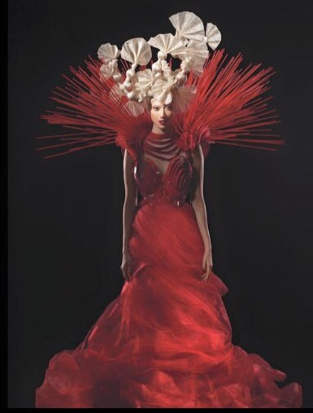 YI art and skill
Published in modern salon holiday issue 
Photography Luis Alvarez
Make up Wanda Alvarez 