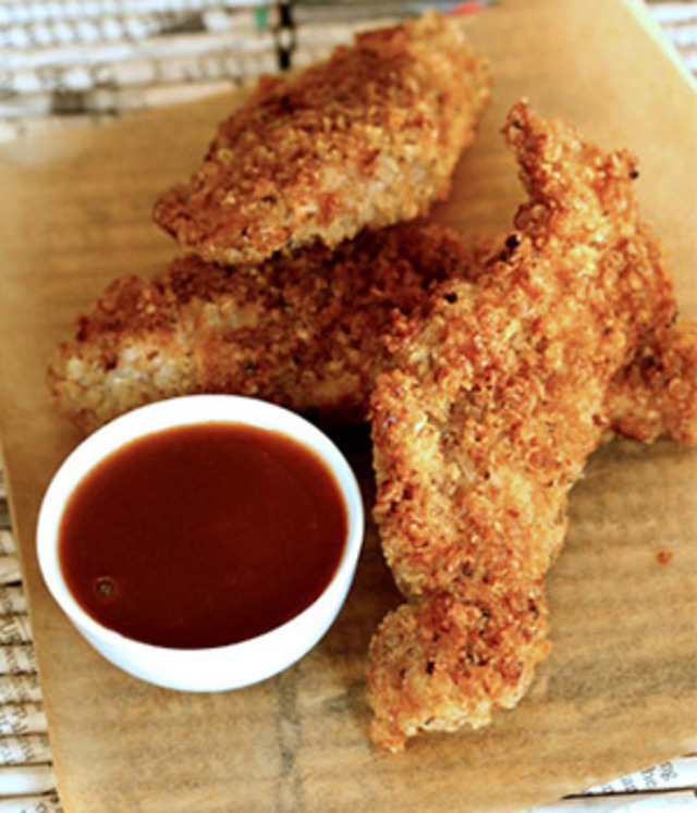 Quinoa-Crusted-Chicken-Fingers