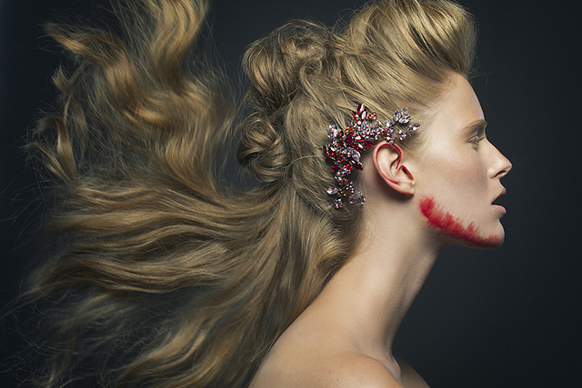 Marina / Elite for Borealis magazine shot by Richard Dubois, hair and makeup by me