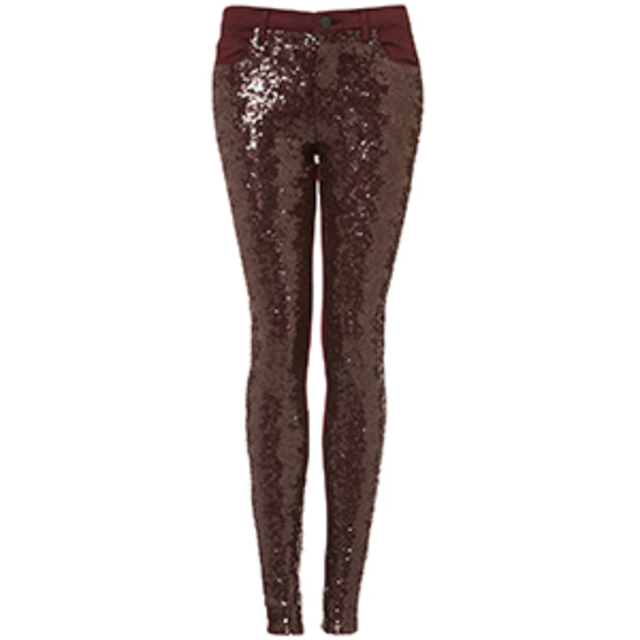 Topshop MOTO Sequin Jamie Jeans