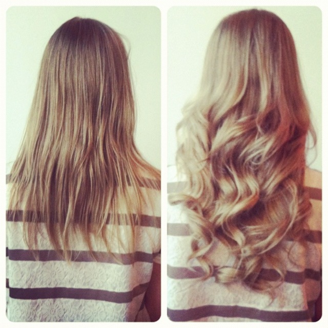 Microlink Hair Extensions(before/after) by jenniguccihair