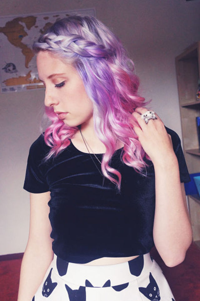 Purple ombre