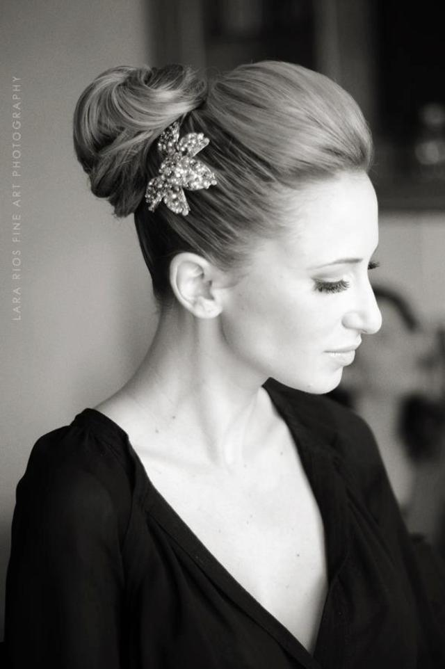Bridal High Bun