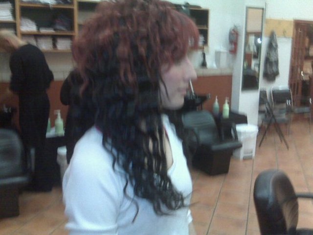 Triple barrel  curls